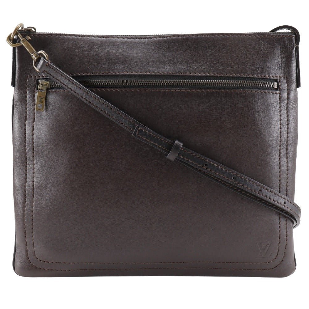 LOUIS VUITTON Shoulder Bag M92073 Calfskin Brown Utah Sac Plat mens Used | AlmaBagz - Image 16