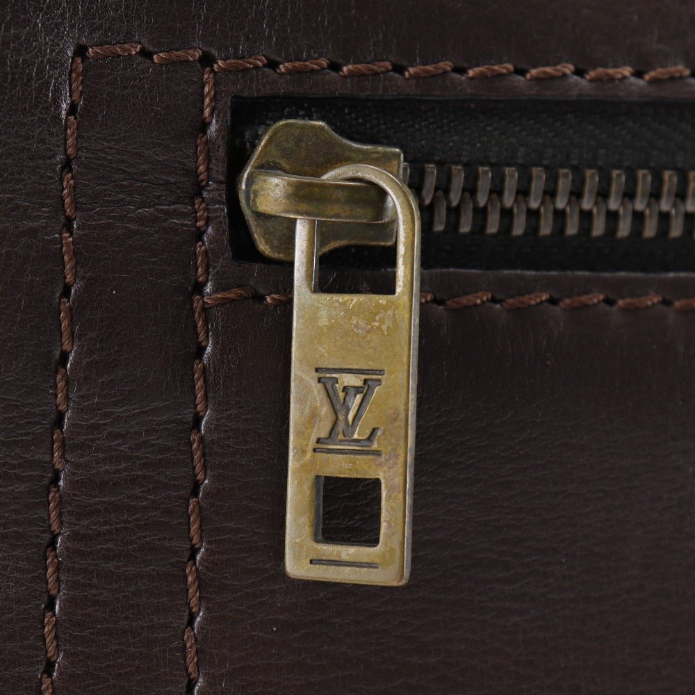 LOUIS VUITTON Shoulder Bag M92073 Calfskin Brown Utah Sac Plat mens Used | AlmaBagz - Image 11