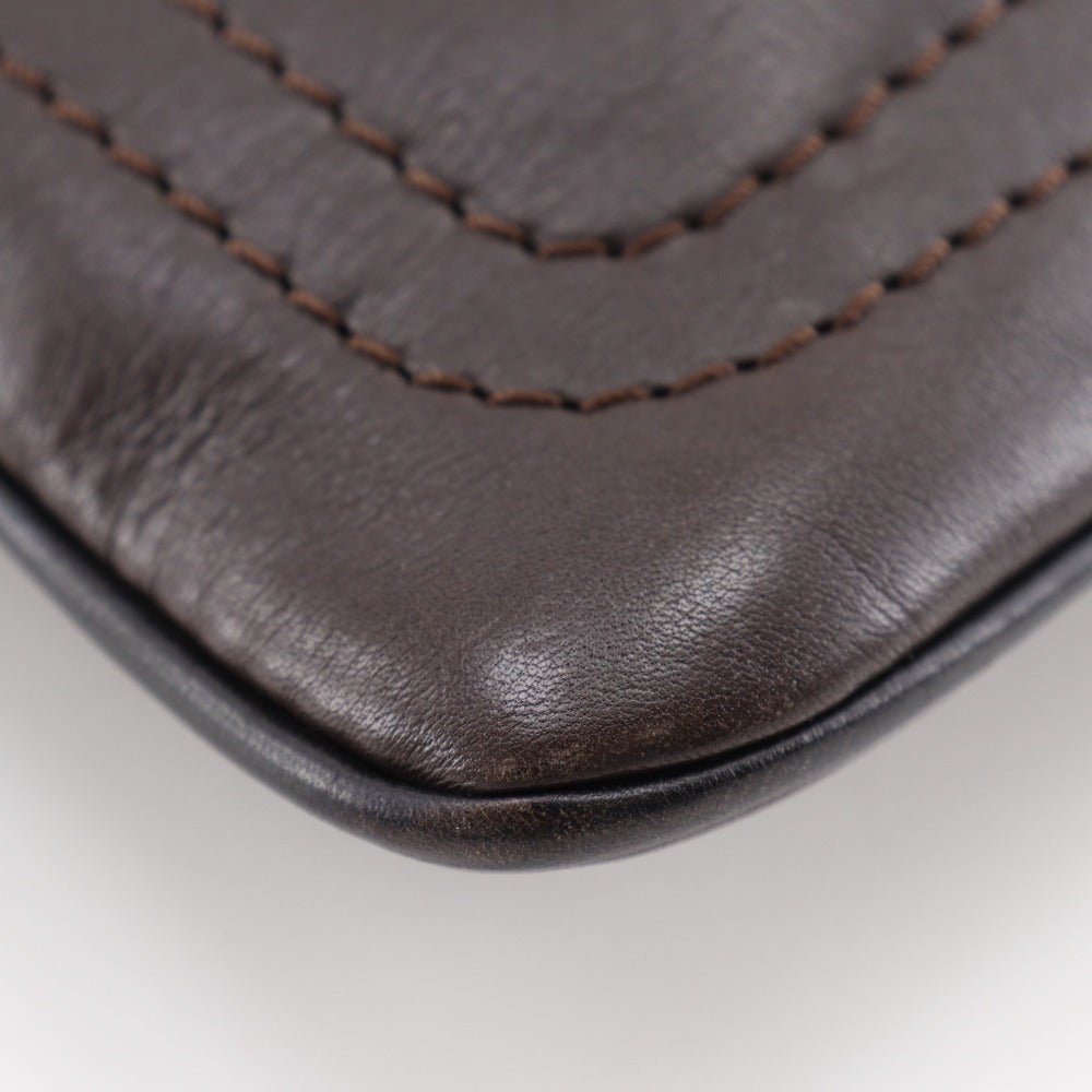 LOUIS VUITTON Shoulder Bag M92073 Calfskin Brown Utah Sac Plat mens Used | AlmaBagz - Image 3