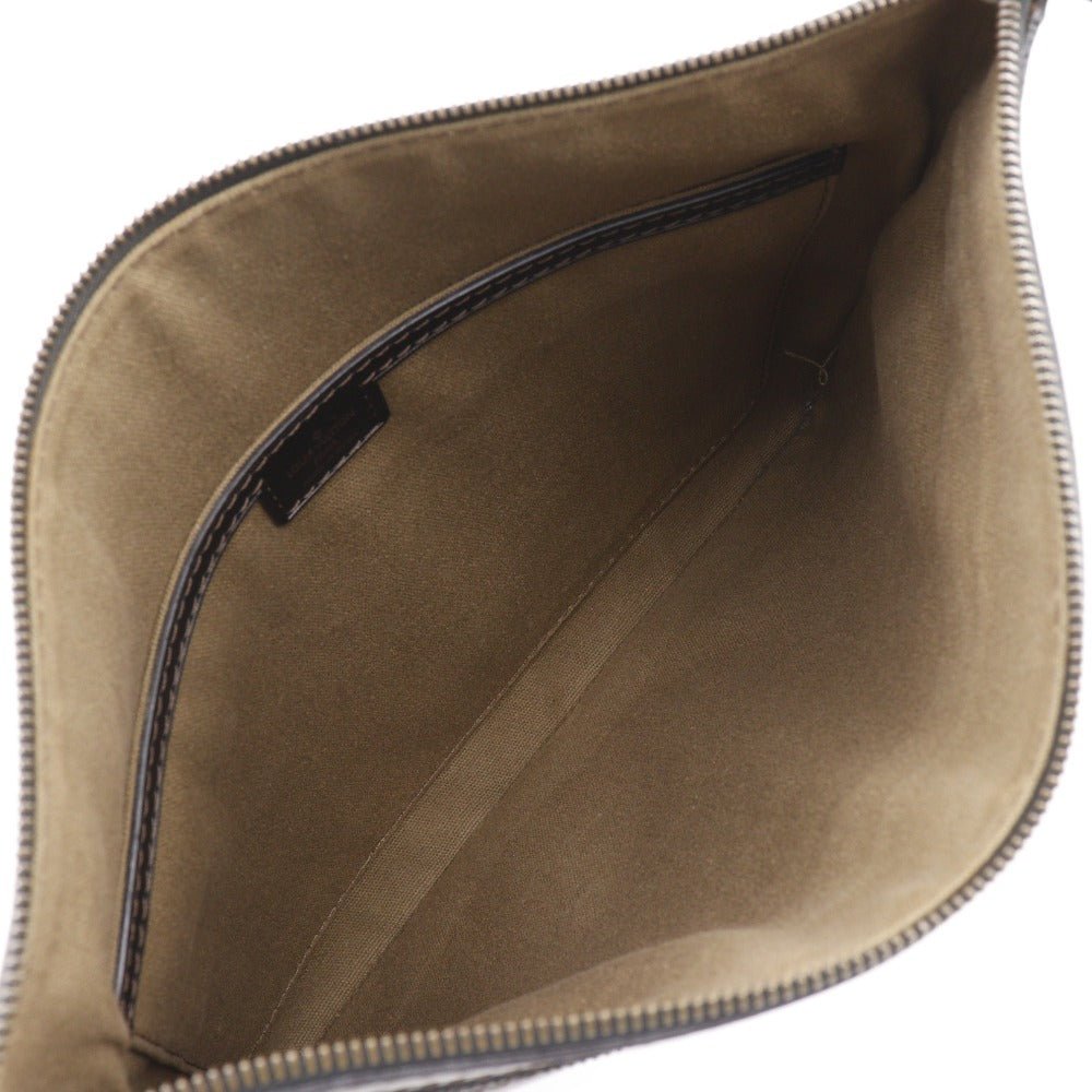 LOUIS VUITTON Shoulder Bag M92073 Calfskin Brown Utah Sac Plat mens Used | AlmaBagz - Image 4