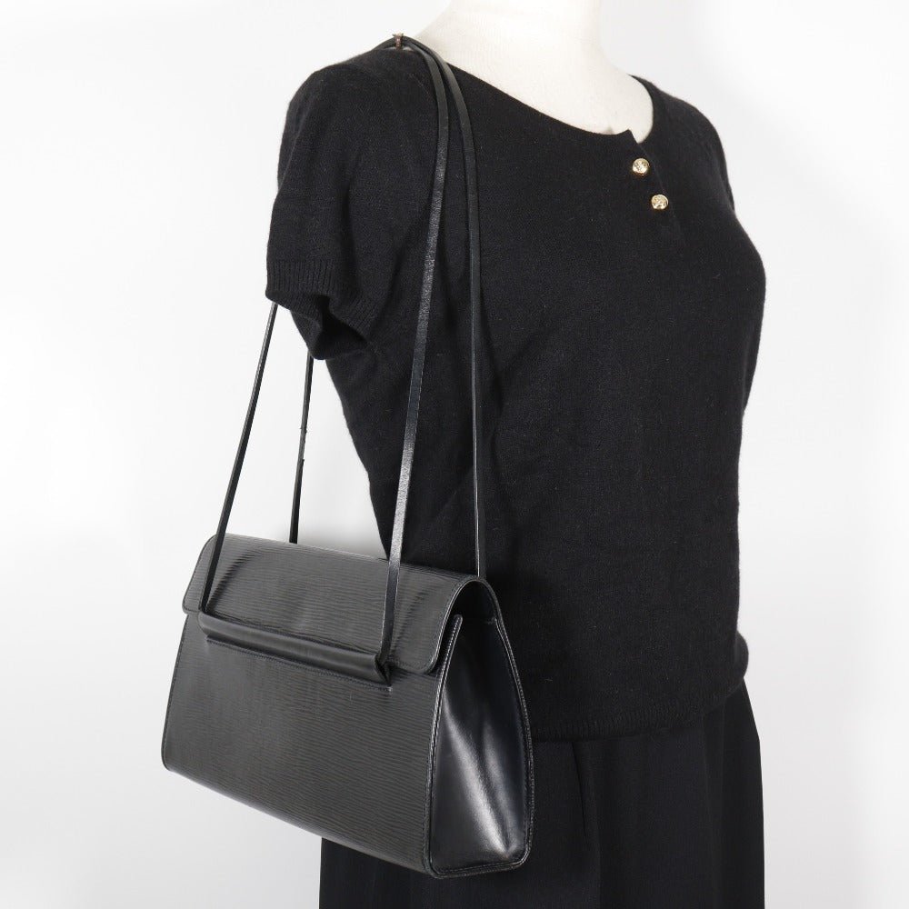 LOUIS VUITTON Shoulder Bag M52022 Epi Leather black Dinar Women Used | AlmaBagz - Image 15