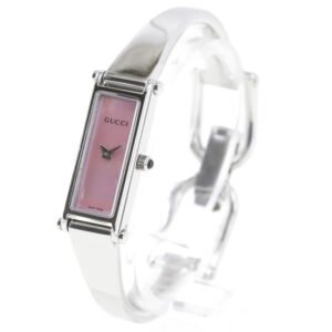 GUCCI Watches Quartz 1500L Stainless Steel pink pink dial Women Used | AlmaBagz