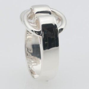 HERMES Ring Silver925 Silver Douzano Women Used | AlmaBagz