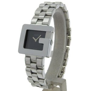 GUCCI Watches Quartz 3600L Stainless Steel black black dial Women Used | AlmaBagz