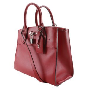 LOUIS VUITTON Handbag M51030 Calfskin Red 2WAYShoulder City Steamer PM | AlmaBagz