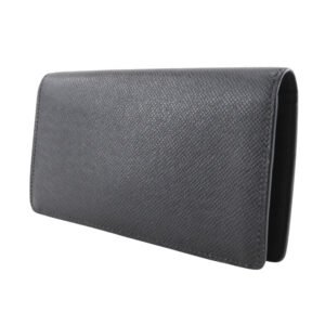 LOUIS VUITTON Long Wallet Purse M30501 Taiga black Portefeuille Braza | AlmaBagz