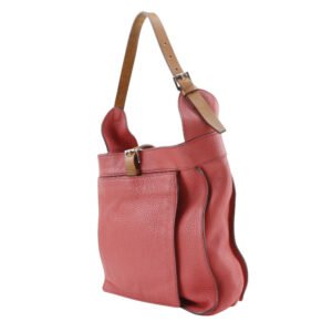 HERMES Shoulder Bag Taurillon Clemence pink Maruwari PM | AlmaBagz