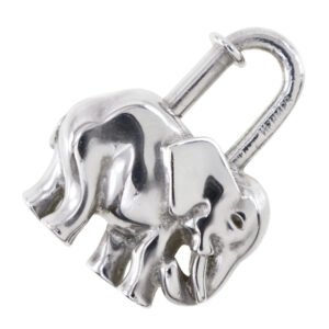 HERMES Cadena metallic Silver charm Accessories Women Used | AlmaBagz