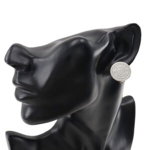 HERMES Earring metallic Silver BIJOUTERIE FANTAISIE Serie Women Used | AlmaBagz