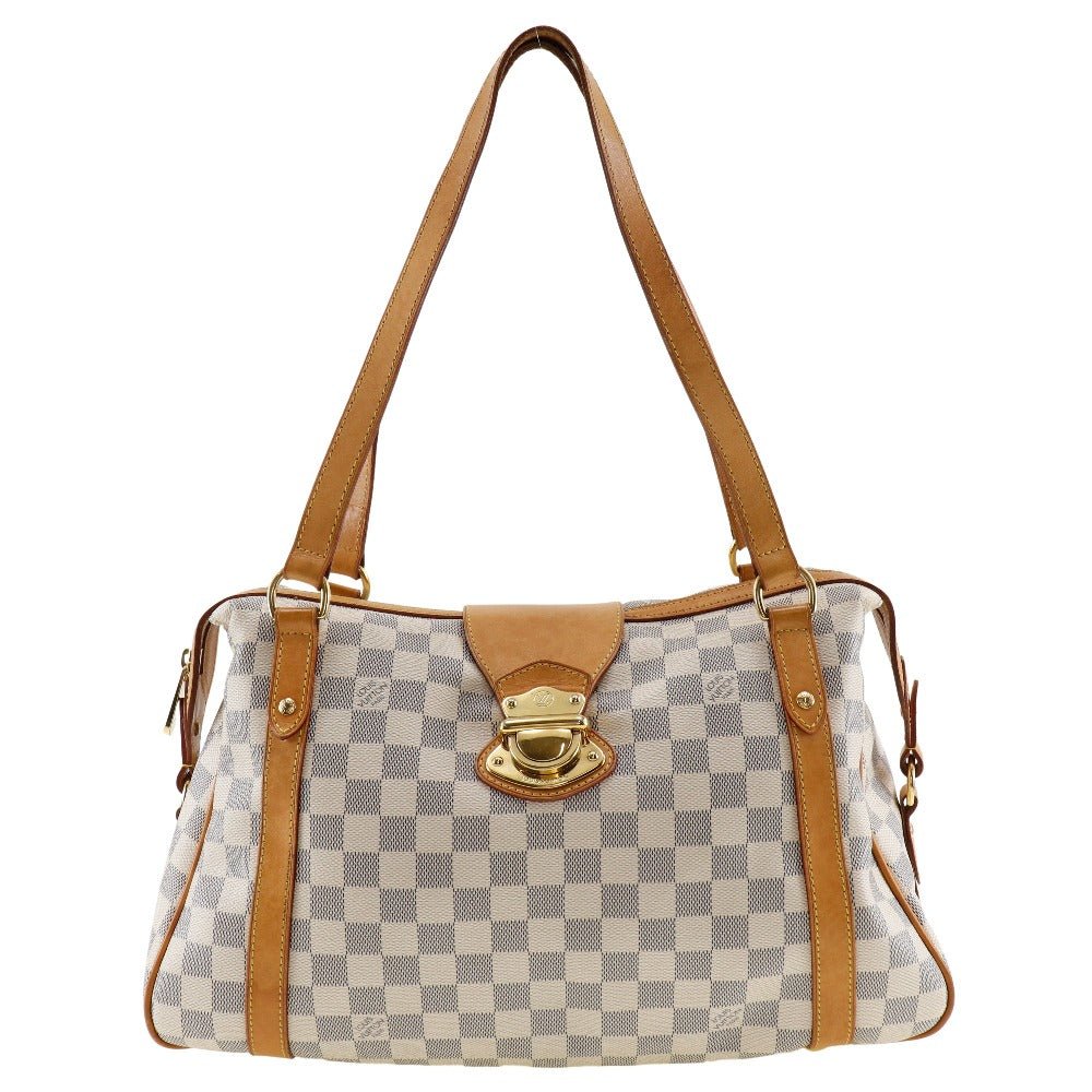LOUIS VUITTON Shoulder Bag N42220 Damier Azur Canvas white Stresa PM | AlmaBagz - Image 9