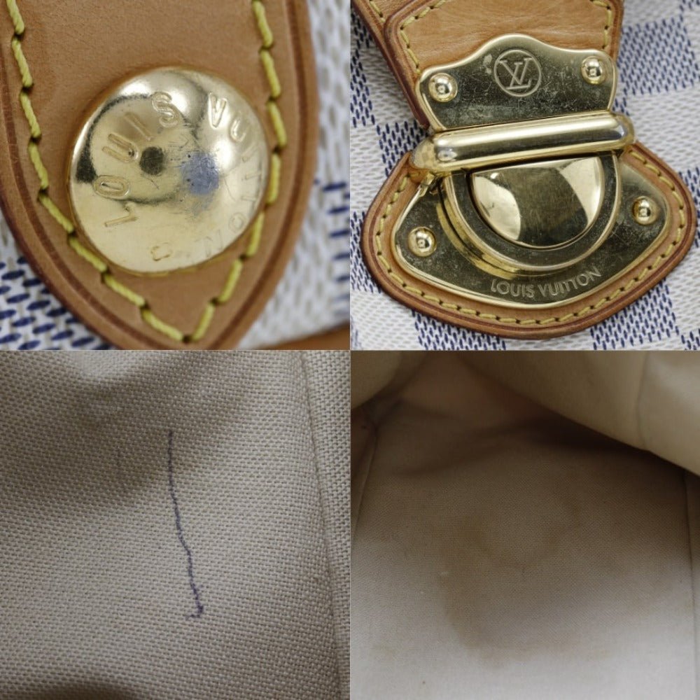 LOUIS VUITTON Shoulder Bag N42220 Damier Azur Canvas white Stresa PM | AlmaBagz - Image 6
