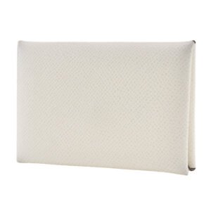 HERMES Card Case Epsom White Calvi unisex(Unisex) Used | AlmaBagz
