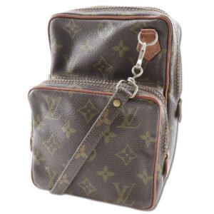 LOUIS VUITTON Shoulder Bag Monogram canvas Brown Mini Amazone (old) | AlmaBagz