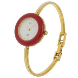 GUCCI Watches Quartz 11/12 Plated Gold gold Change bezel White dial | AlmaBagz
