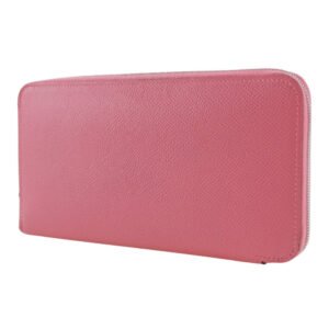HERMES Long Wallet Purse Epsom pink Azap Long Silk Inn Women Used | AlmaBagz