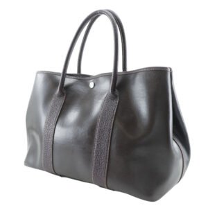 HERMES Tote Bag Amazonia Brown Garden party PM | AlmaBagz