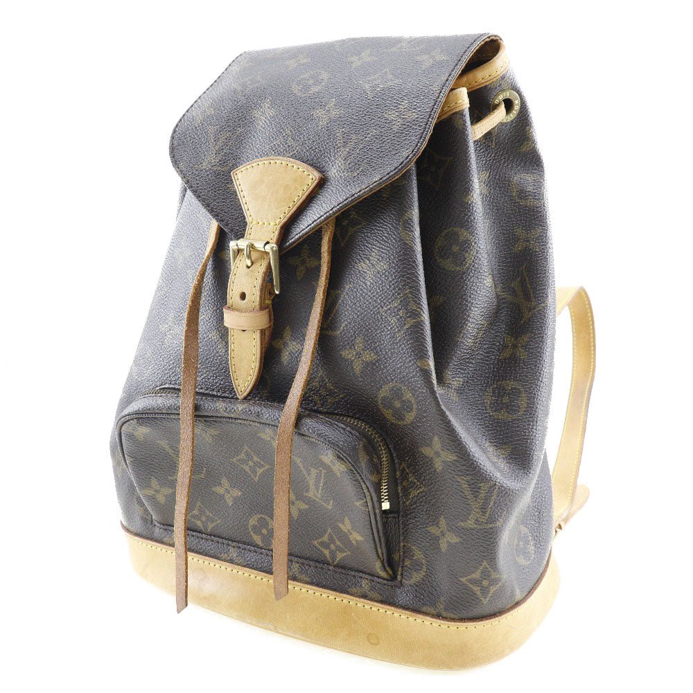 LOUIS VUITTON Backpack M51136 Monogram canvas Brown *Junk item MontsourisMM | AlmaBagz