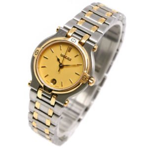 GUCCI Watches Quartz 9000L Stainless Steel gold gold dial Women Used | AlmaBagz