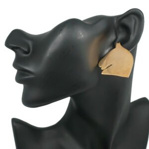 HERMES Earring Plated Gold gold BIJOUTERIE FANTAISIE Shuval | AlmaBagz