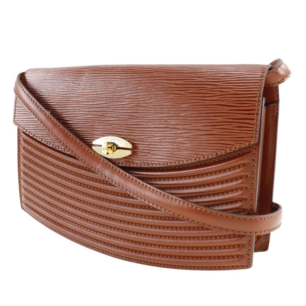 LOUIS VUITTON Shoulder Bag M52563 Epi Leather Brown 2-way clutch Prebourg Women Used | AlmaBagz