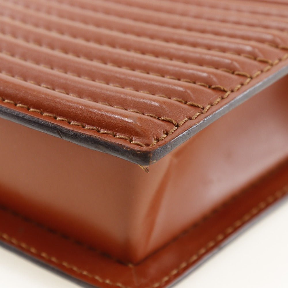 LOUIS VUITTON Shoulder Bag M52563 Epi Leather Brown 2-way clutch Prebourg Women Used | AlmaBagz - Image 4