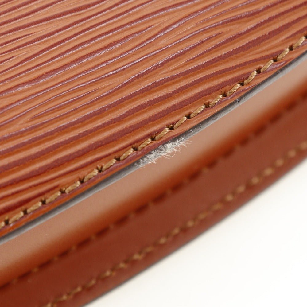 LOUIS VUITTON Shoulder Bag M52563 Epi Leather Brown 2-way clutch Prebourg Women Used | AlmaBagz - Image 8