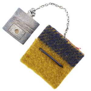 HERMES charm metallic Silver vintage Rocabal unisex(Unisex) Used | AlmaBagz