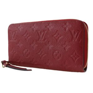 LOUIS VUITTON Long Wallet Purse M60737 Monogram Ann Platt Red Zippy wallet | AlmaBagz