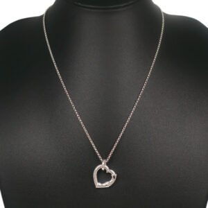 GUCCI Necklace Silver925 Silver Bamboo Heart Women Used | AlmaBagz