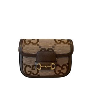 Gucci Gucci Horsebit1955 cross body bag NIB tan brown | AlmaBagz