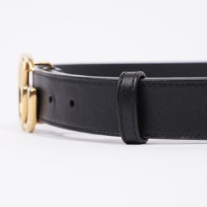 Gucci Marmont Belt Black Leather 70cm | AlmaBagz
