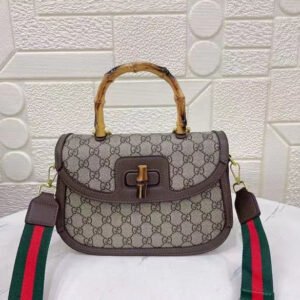Gucci Bamboo Top Handle (Crossbody Shoulder) Handbag | AlmaBagz