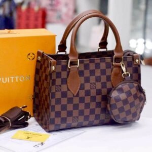 Louis Vuitton 2-Piece Women's Handbag Set with Coin Pouch Design A (Brown) | AlmaBagz