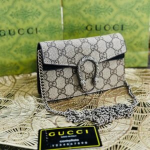Gucci  Women's Bag with Brand Box (Brown with Black) | AlmaBagz