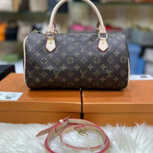 Louis Vuitton Duffel Bag - Premium Travel Companion (Brown/Beige) | AlmaBagz