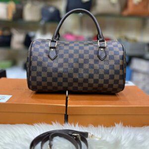 Louis Vuitton Duffel Bag - Premium Travel Companion (Brown/Black) | AlmaBagz
