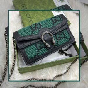 Gucci Dionysus Canvas Mini Cross Body Bag For Women (Green) | AlmaBagz