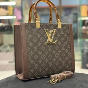 Louis Vuitton Luxury Women's Bag - Stylish Tote with Zip Closure (Brown) Design A | AlmaBagz