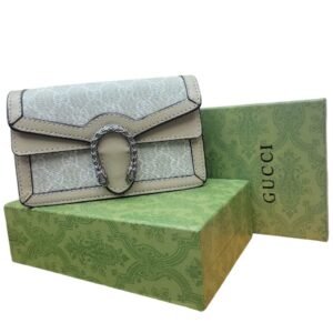 Gucci Dionysus Canvas Mini Cross Body Bag For Women (Grey) | AlmaBagz