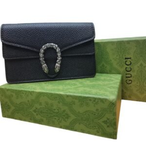 Gucci Dionysus Canvas Mini Cross Body Bag For Women (Black) | AlmaBagz