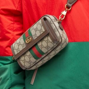 Gucci Ophidia Crossbody Bag For women(Brown) | AlmaBagz