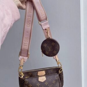 Louis Vuitton Pochette 3-Piece Set with Brand Zipper, Tag, Card, Invoice & Box | AlmaBagz