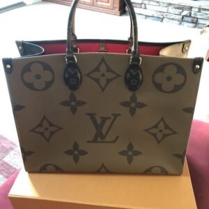 Louis Vuitton On the Go Tote Bag (brown 4) | AlmaBagz