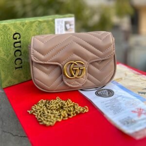 GUCCI Mini Marmont Bag (brown) | AlmaBagz