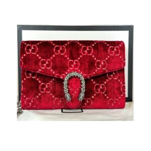 Gucci Dionysus Chain Wallet Red Velvet | AlmaBagz