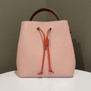 Louis Vuitton Neonoe MM Rose Ballerine / Orange Epi | AlmaBagz