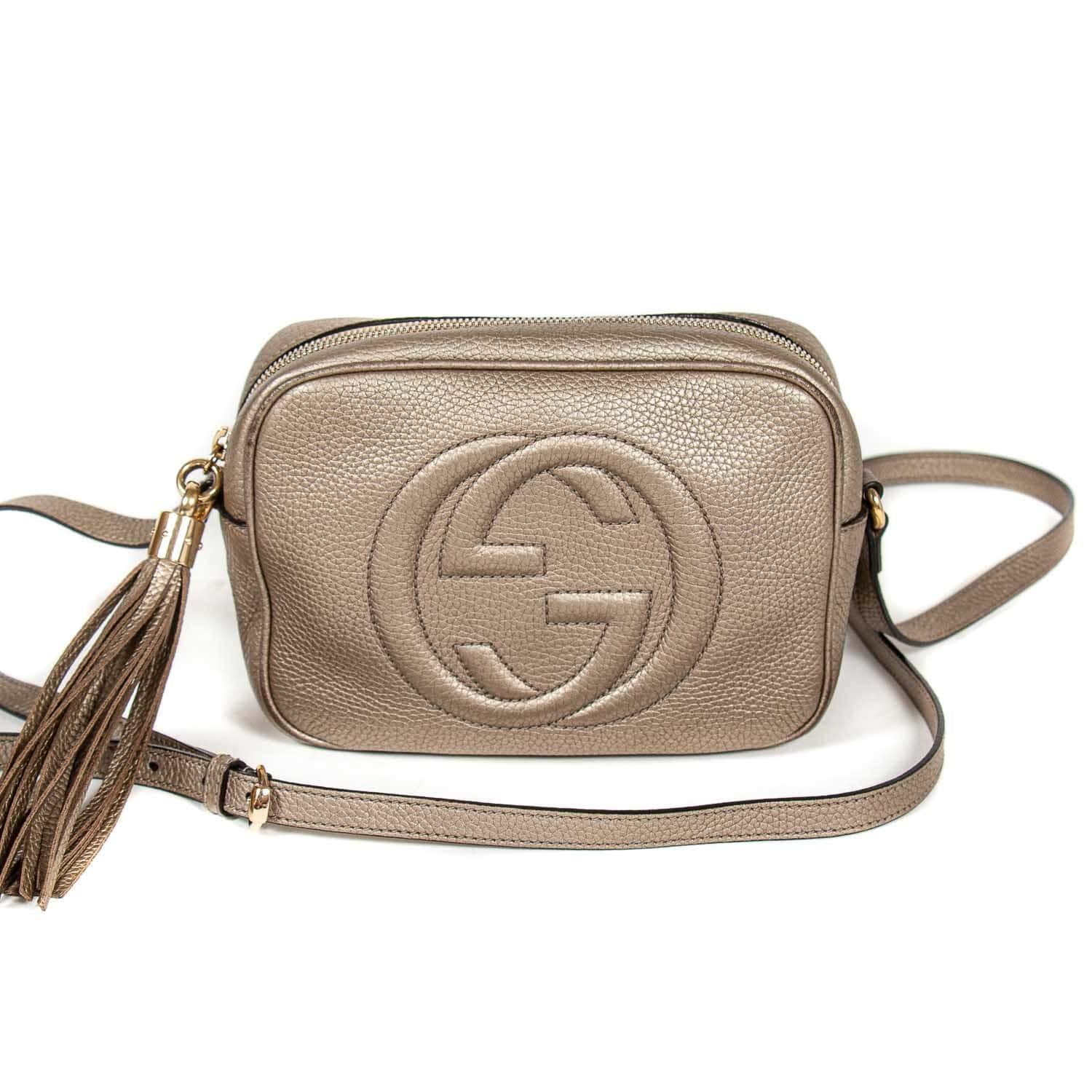 Gucci Soho Small Leather Disco Bag | AlmaBagz