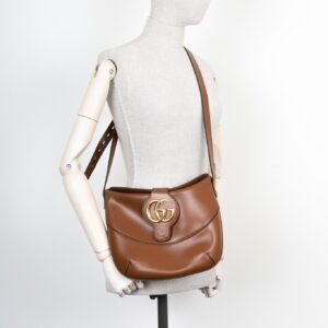 GUCCI Arli Crossbody Bag Brown | AlmaBagz