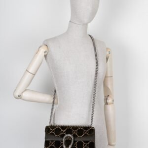 GUCCI Small Dionysus Bag Velvet Green | AlmaBagz