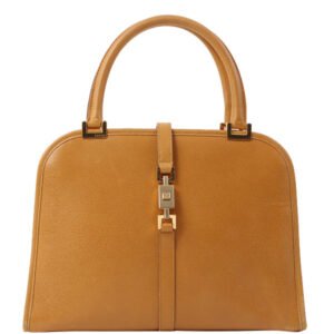 Gucci Jackie Top Handle Bag Light Brown | AlmaBagz